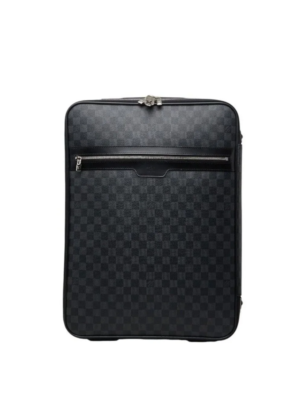 Louis Vuitton Damier Graphite Pegase 55 Travel Bag Suitcase Black Gray Leather